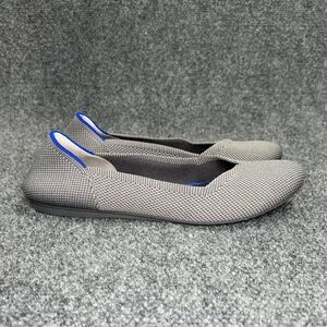 Rothy's Ballet Flats Women's Size 10‎ Grey Blue Comfort Slip On Casual Shoes